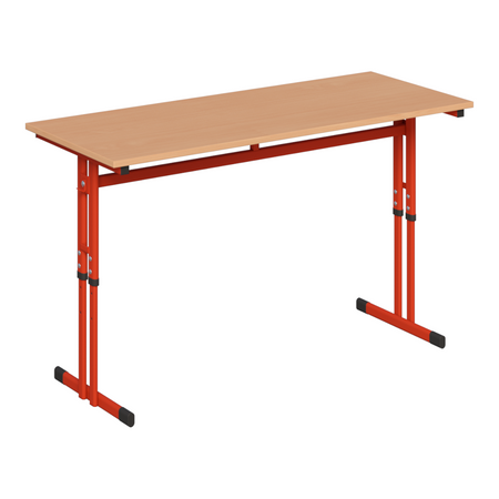 Ławka szkolna Reks 2-os. z regulacją wysokości