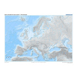 Europa - Mapa hipsometryczna