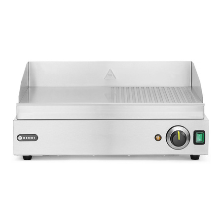 Płyta grillowa 1/2 gładka, 1/2 ryflowana