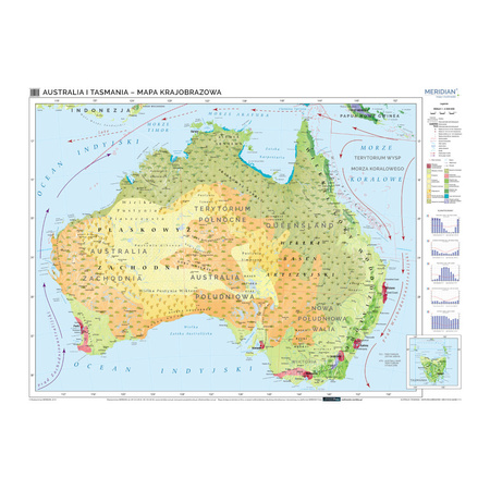 Australia - mapa krajobrazowa