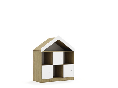 Regał Blox Base 110 2PP 3F1 z daszkiem 1049x466x1223