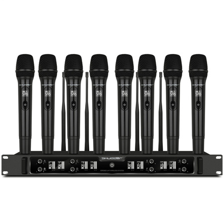 Mikrofony bezprzewodowe Shudder SDR2802 8x doręczny 