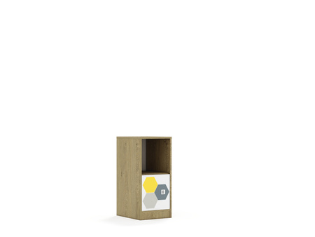 Regał Blox Hex 40 2P 1F1 363x466x813  - wariant 1