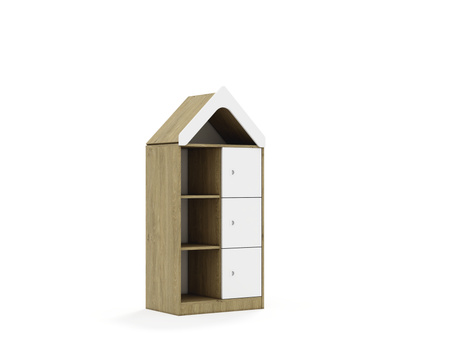 Regał Blox Base 70 3PP 3F1 z daszkiem 706x466x1575