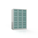 Szafka szkolna 12-drzwiowa, 3 kolumnowa