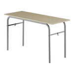 Ławka szkolna Bruno 2.os  - blat klon