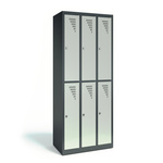 Szafka przedszkolno- szkolna 6- skrytkowa 3- kolumnowa SLIM