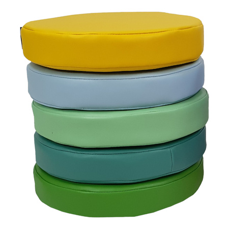 Zestaw klocków piankowych - Poduszki okrągłe 5 szt.