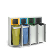 Pojemnik do segregacji odpadów 4- komorowy PD_2P_2W