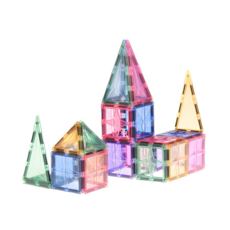 COBLO, magnetyczne klocki konstrukcyjne Pastel 100 elem.