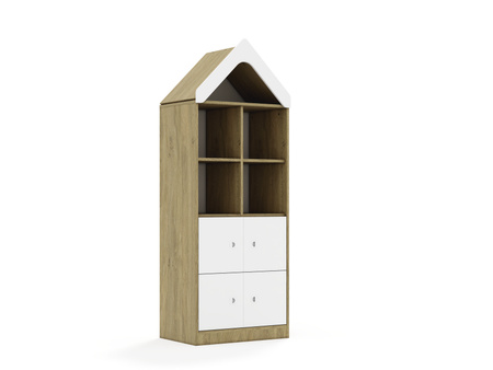 Regał Blox Base 70 4PP 4F1 z daszkiem 706x466x1927