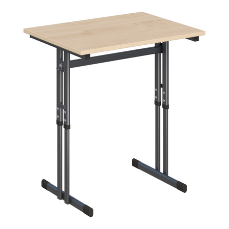 Ławka szkolna Reks 1-os. z regulacją wysokości