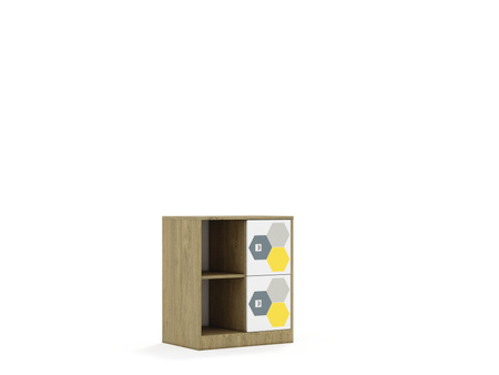 Szafa Blox Hex 70 2PP 2F1 706x466x813  - wariant 6