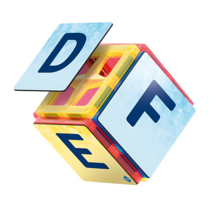 COBLO, nakładki na klocki - Duże litery 60 szt