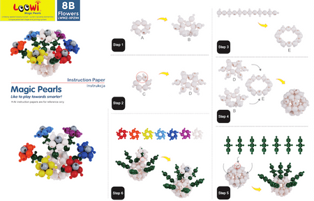 Klocki kulki Loowi - Zestaw edukacyjny 525 el.