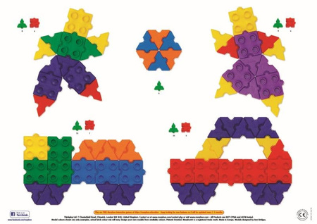 Morphun 12 Pojazdów 140 el. - Klocki konstrukcyjne