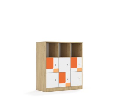 Regał Blox Pastel 110 3PP 6F1 1049x466x1165 - wariant 1
