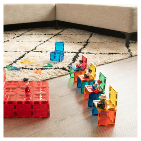 Klocki magnetyczne konstrukcyjne dla dzieci - Duże Ludziki 4 sztuki