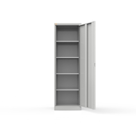 Szafa biurowa czteropółkowa,1 skrzydło drzwi uchylnych o szer. 600mm