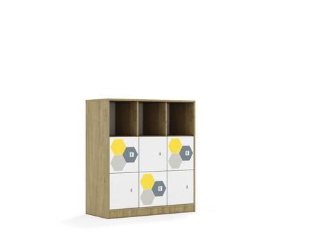 Regał Blox Hex  110 3PP 6F1 1049x466x1165 