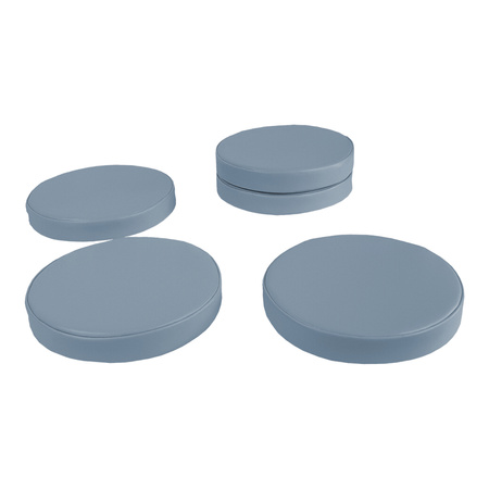 Zestaw klocków piankowych - Poduszki okrągłe pastele 5szt.