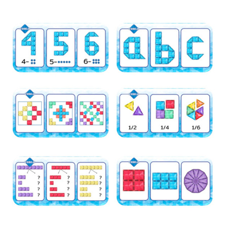 COBLO, magnetyczne klocki konstrukcyjne Basic 100 elem. + 74 edu zadania