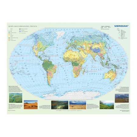 Świat - Mapa krajobrazowa 