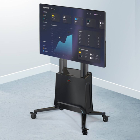 Profesjonalny elektryczny mobilny stojak TV wózek do telewizorów LCD LED 60" - 120"