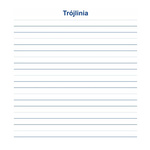 Nakładka magnetyczna 96x140 cm - Trójlinia