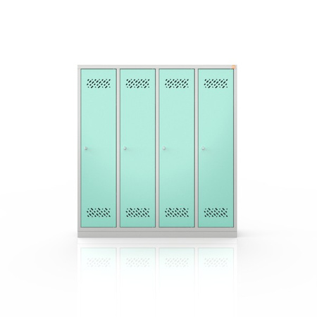 Szafka szkolna 4-drzwiowa, 4 kolumny