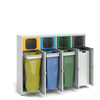 Pojemnik do segregacji odpadów 4- komorowy PD_3W_1P