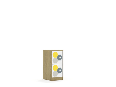 Regał Blox Hex 40 2P 2F1 363x466x813 