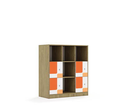 Regał Blox Pastel 110 3PP 4F1 1049x466x1165 
