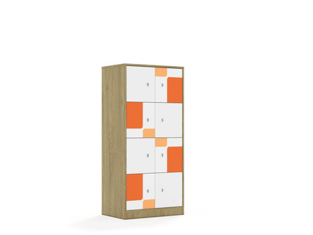 Szafa Blox Pastel 70 4PP 8F1 706x466x1517