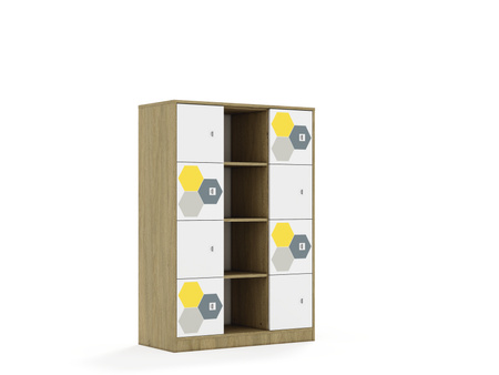 Regał Blox Hex  110 4PP 8F1 1049x466x1517 