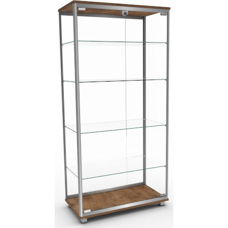 Witryna ekspozycyjna na niskim cokole