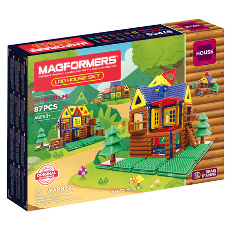 Magformers log house set 87 el.