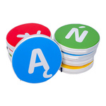 Piankowe poduszki do siedzenia - Alfabet dodatek polskie znaki