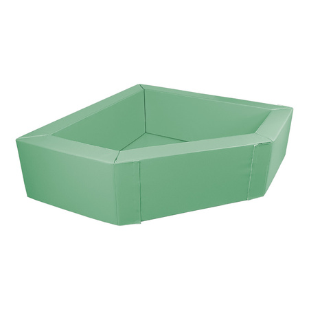 Basen narożny 2 x 2 m z ekoskóry, wysokość 60 cm