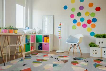 Dywan Parasolki jasny szary