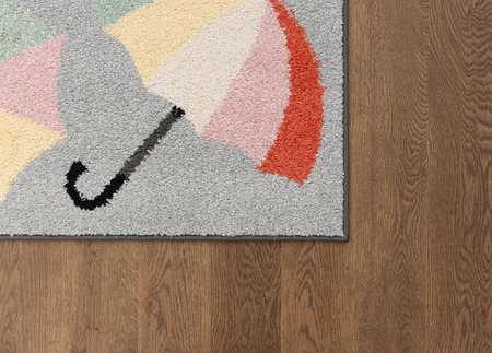 Dywan Parasolki jasny szary