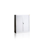 Szafa biurowa dwupółkowa z drzwiami żaluzjowymi