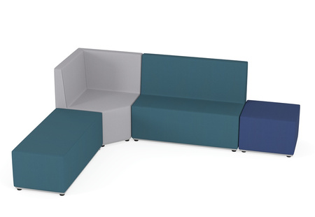 Zestaw puf Tobo 5 zielony, rozmiar 6