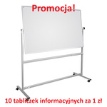 Tablica obrotowa biała - pow. ceramiczna + 10x Tabliczka informacyjna za 1 zł