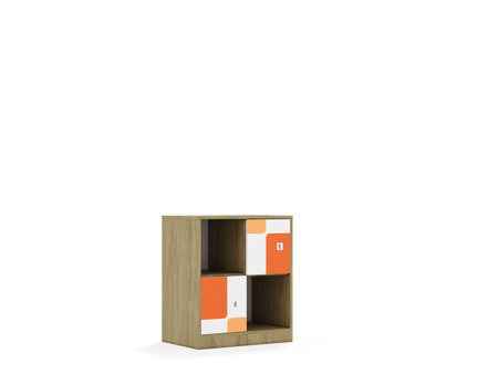 Regał Blox Pastel 70 2PP 2F1 706x466x813 - wariant 4