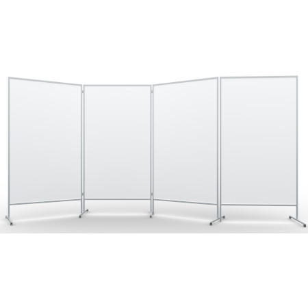 Tablica moderacyjna - parawan - dwustronna magnetyczno-suchościeralna