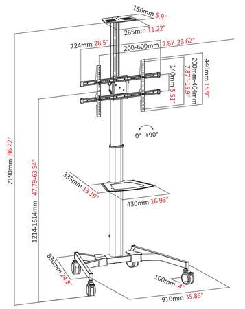 Statyw VISION VFM-F20