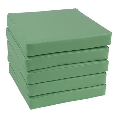 Zestaw klocków piankowych - Poduszki kwadratowe pastele 5 szt.