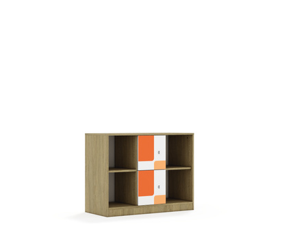 Regał Blox Pastel 110 2PP 2F1 1049x466x813 