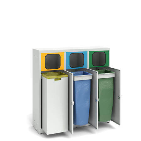 Pojemnik do segregacji odpadów 3- komorowy PD_3P